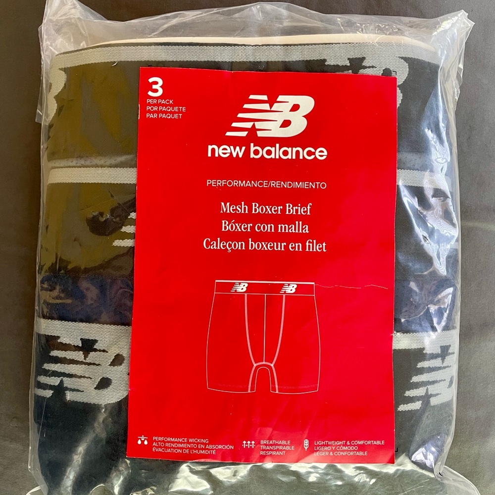 New Balance Black Boxer Briefs Underwear